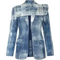 lado bokuchava OKINAWA BLAZER Blazer Washed Blue Outlet Online | Clothing