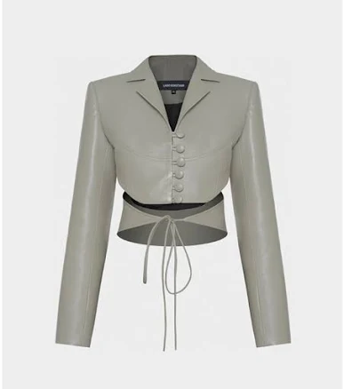 Lado Bokuchava Cropped Wrap Blazer