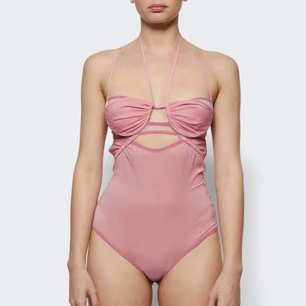 Nensi Dojaka Draped Double Bra Bodysuit