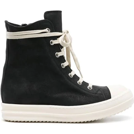 Rick Owens Men's Lido Leather Hi-top Sneakers