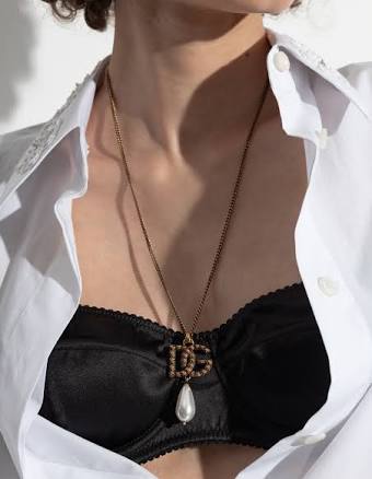 Dolce & Gabbana DG Logo NecklaceDolce & Gabbana DG Logo Necklace