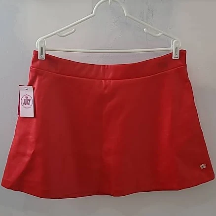 Juicy Couture Leather Neoprene SkirtJuicy Couture Leather Neoprene Skirt