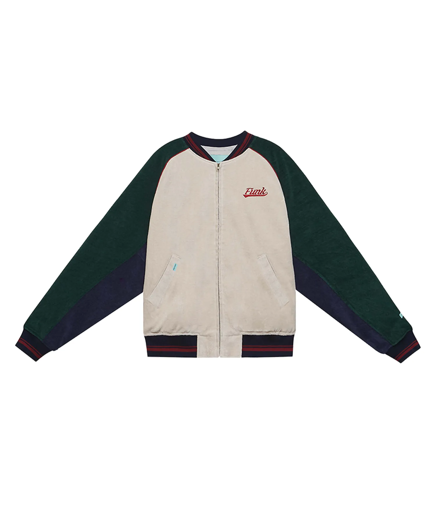 22SS Ms Terry Varsity Jacket - Green