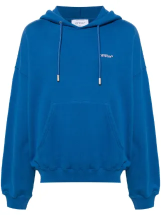 Blue Crumple Hoodie