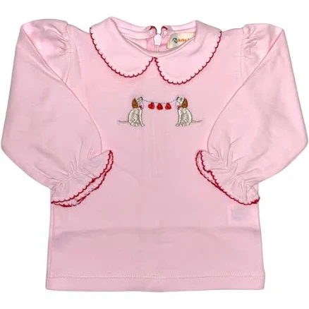 Luigi L/S K Blouse with Emb Labs & Hearts