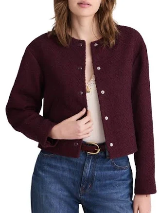 Madewell Women's Collarless Tweed Jacket