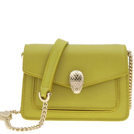 Bvlgari Serpenti Forever Leather Micro Bag in N/A