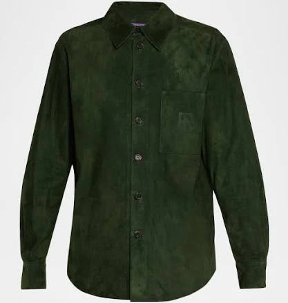 Ralph Lauren Women's Tyler Lamb-Suede Overshirt