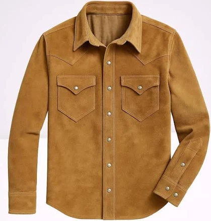 COWBOY Men's Suede Trucker Shirt