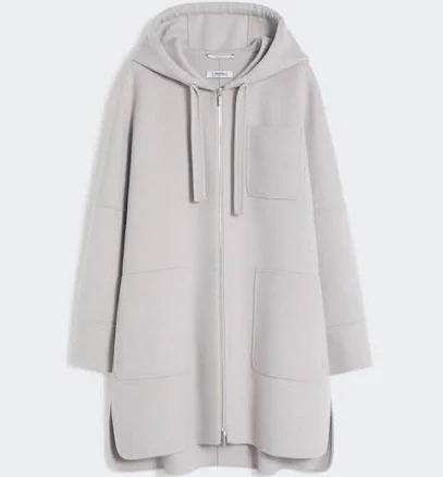Max Mara Woman's Double-faced Wool Hooded Coat