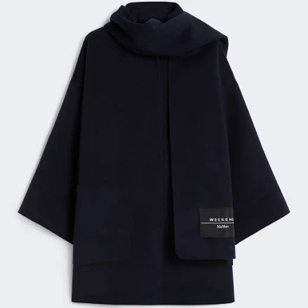 Weekend Max Mara Wool-blend Coat with Scarf