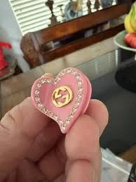 Gucci Heart Interlocking G Hair Clip