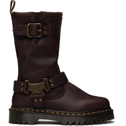 Dr Martens Anistone Hi Leather Biker Women Boots