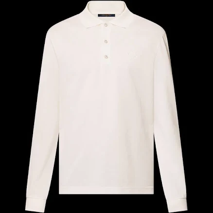 Louis Vuitton Damier Signature Long-sleeved Polo Shirt