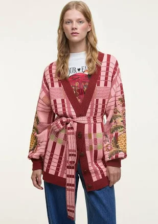 FARM Rio Luisa Embroidered Cardigan