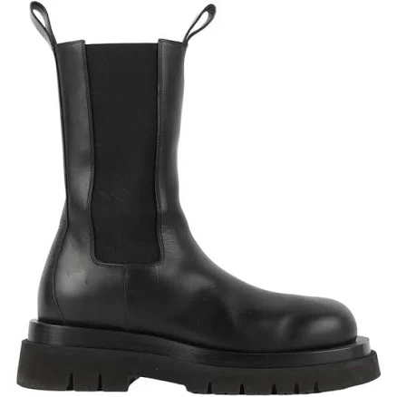Bottega Veneta Women's Lug Leather Chelsea Boots