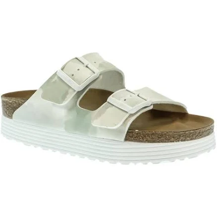 Birkenstock Women's Arizona Platform Vegan Sandals