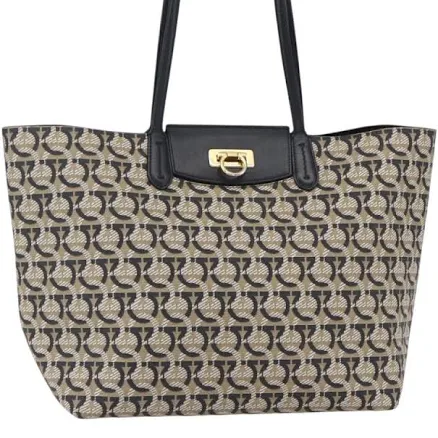 Salvatore Ferragamo Women's Gancini Leather Tote Bag