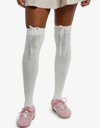 Lace Over-The-Knee Socks