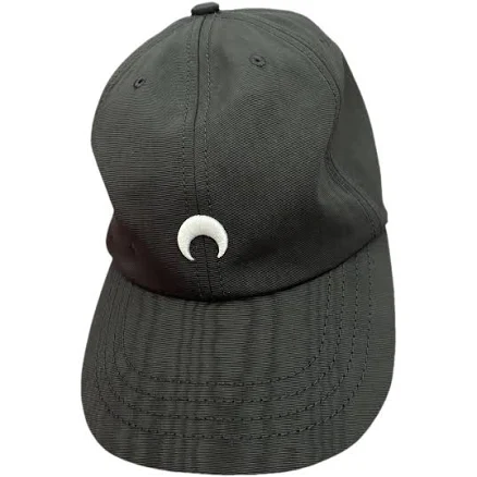 Marine Serre crescent-moon moire cap - Black