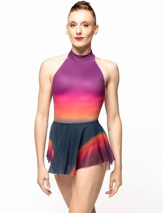 Elevé Dancewear Mini Ombre Mesh Circle Skirt