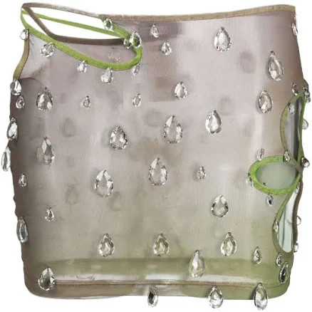 Gcds Sita Drops Crystal-embellished Miniskirt