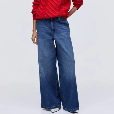 H&M Ladies Super Wide High Jeans