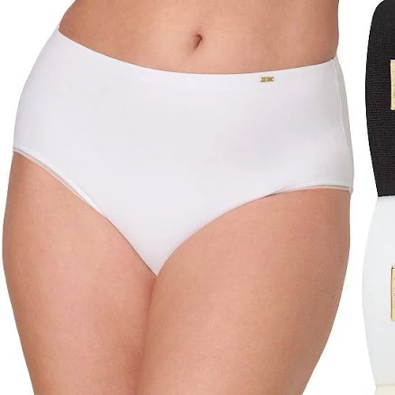 Bali Women's Cotton Collection Brief Panty 3 Pack dfleb3