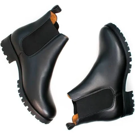 Vegan Women's Luxe Deep Tread Chelsea Boots