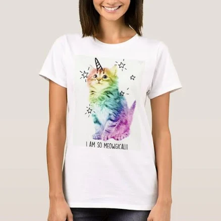 Unicorn Cat T-shirt