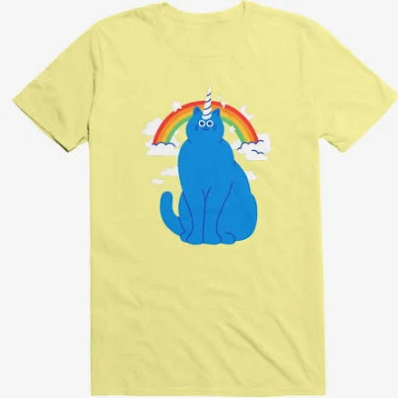 Unicorn Cat Graphic T-Shirt