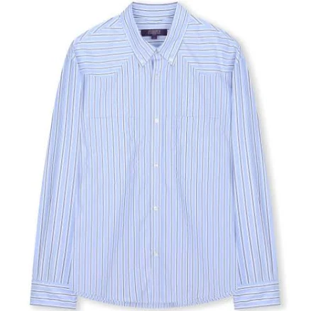BESLOW Western STRIPE Button Down Shirt