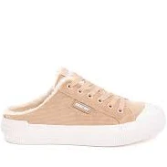 Womens Rocket Dog Cheery Platform Mule Sneaker - Natural