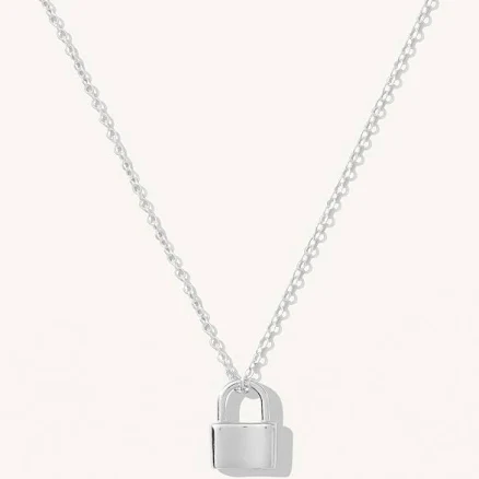Tiny Lock Necklace