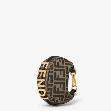 Fendi Nano Fendigraphy Jacquard Hobo Bag