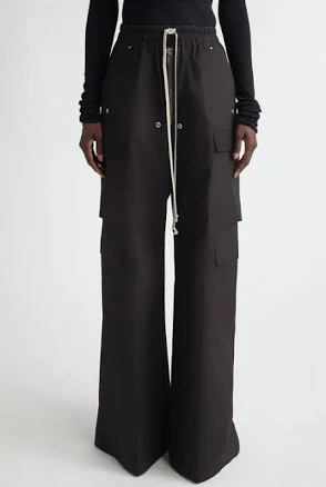 Rick Owens Cargobelas Cotton Cargo Pants