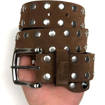 Stussy Y2K Suede Leather Belt