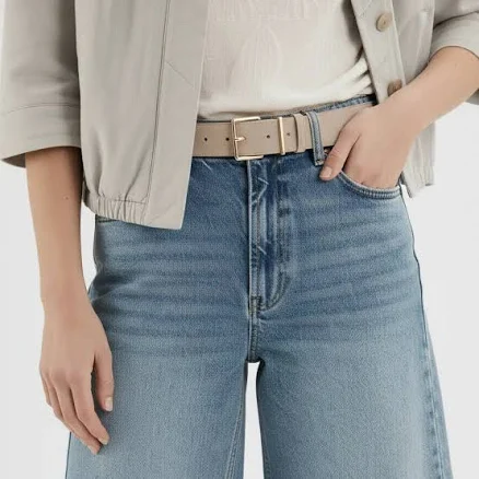 Essential Suede Belt - Taupe L