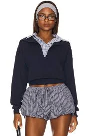Racquet Club Knit Polo in Navy