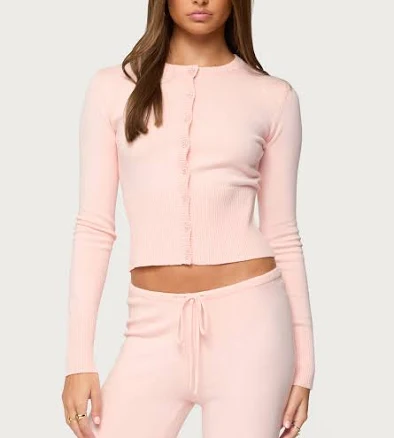 Edikted Women's Montanna Rib Knit Cardigan