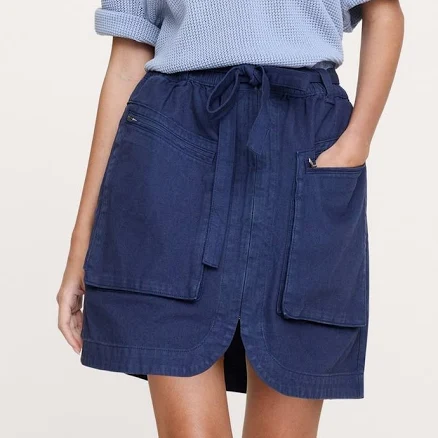 Banana Republic Women's Cotton Utility Mini Skirt