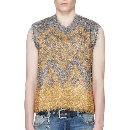 Acne Studios Metallic Knit Vest