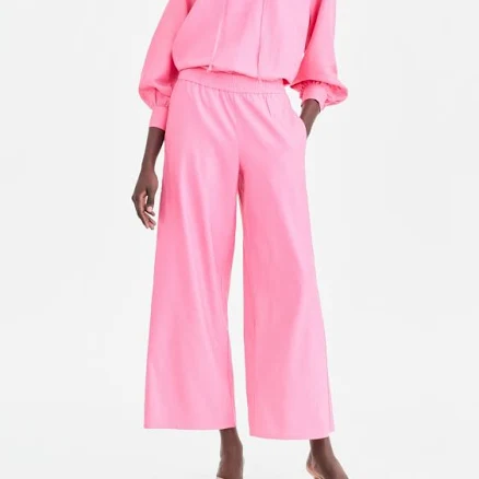 INC International Concepts Women's Hr Po Wide Leg Pants