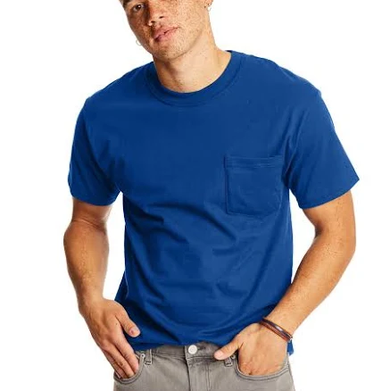 Hanes 5190 Men's Beefy-T Pocket T-Shirt