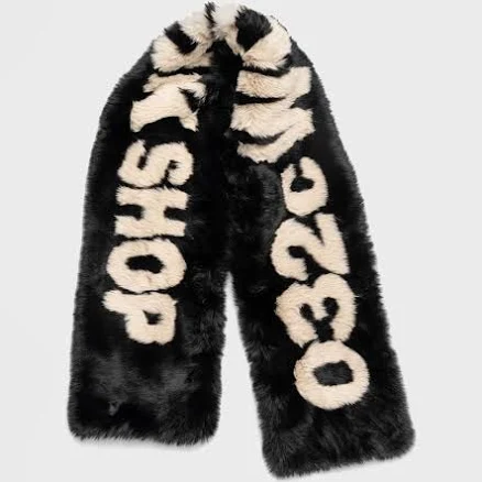 Anti-Gauguin Faux Fur Scarf