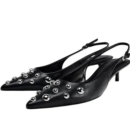 Rebel Muse Stud Slingback Heels