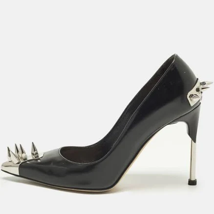 Alexander Mcqueen Women's Spiked Leather Pumps