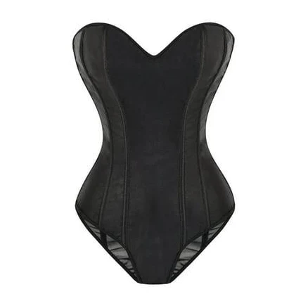 Bunny Girl's Strapless Back Lace Up Bodysuit