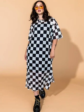 Karma Oversized Mesh Dress + Slip
