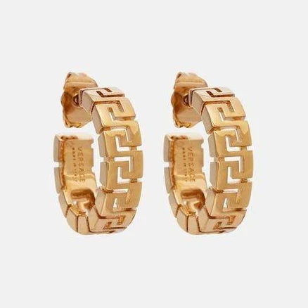 Versace Greca Earrings Unisex